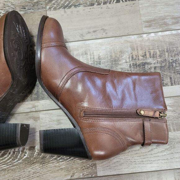 Sebago Ashton Brown Leather Boots Size 8 - Picture 6 of 14